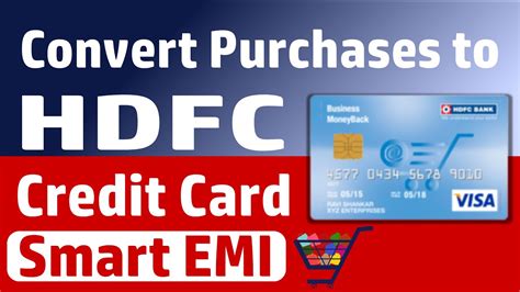 hdfc credit card emi link